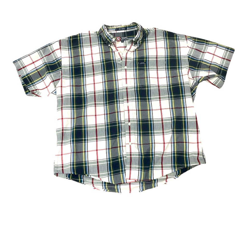 Chaps Ralph Lauren Plaid Button Down Casual Men’s XL shirt